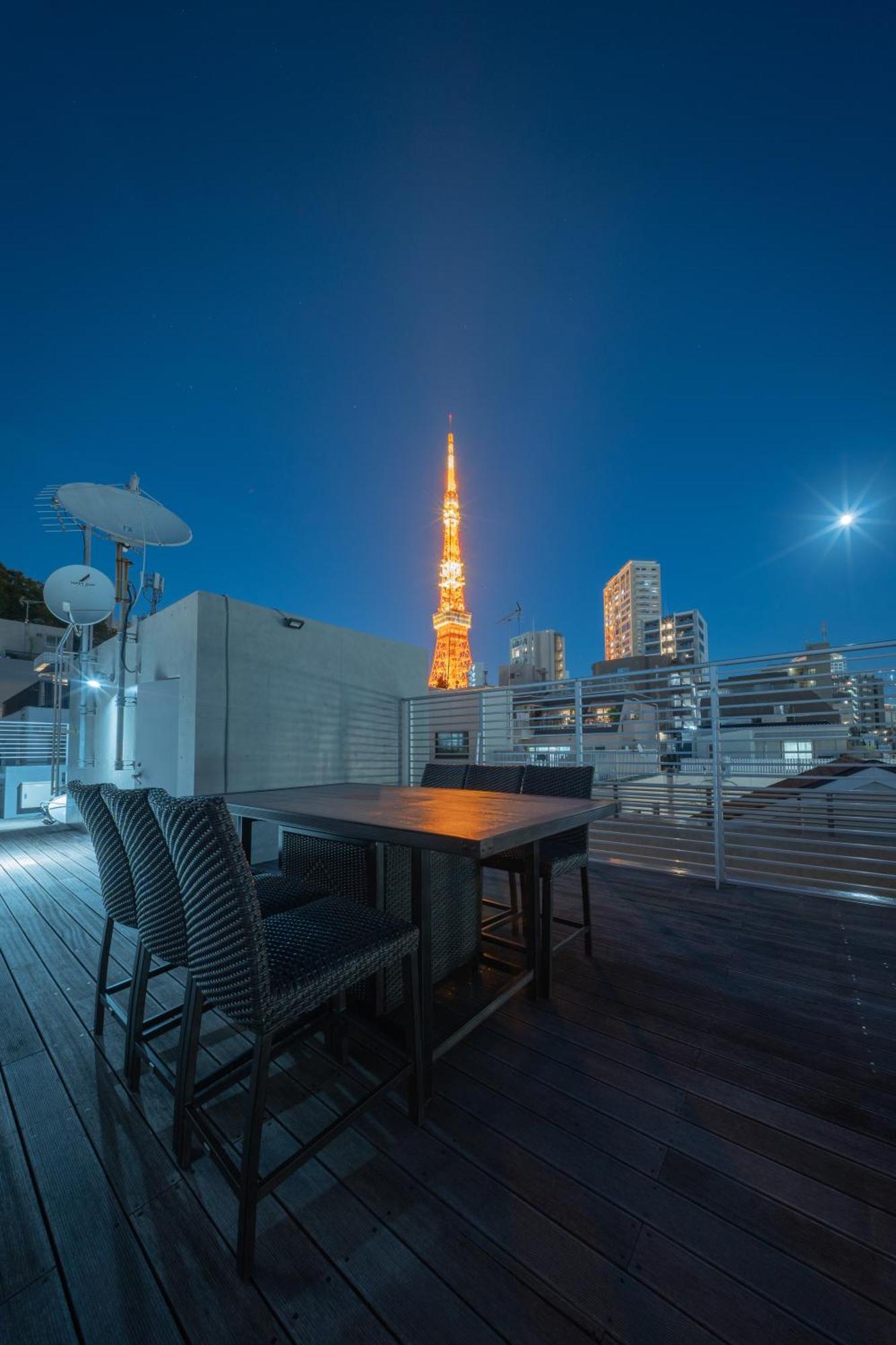 Azabu Modern House The Tokyo Tower Can Be Seen From The Villa 500M2 ภายนอก รูปภาพ