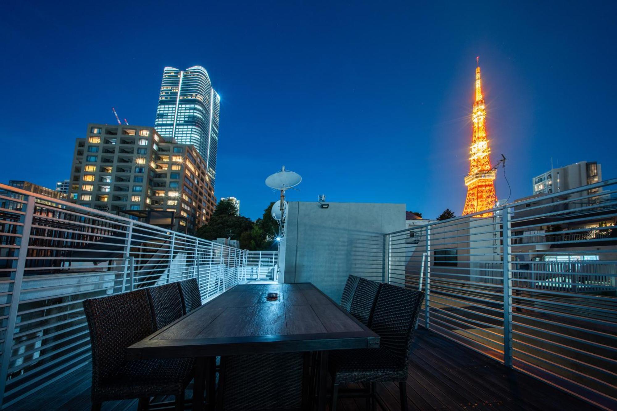 Azabu Modern House The Tokyo Tower Can Be Seen From The Villa 500M2 ภายนอก รูปภาพ