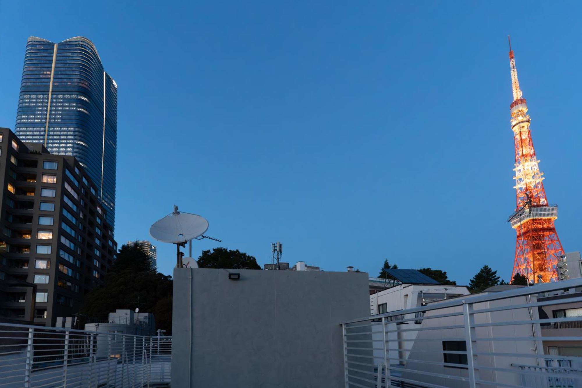 Azabu Modern House The Tokyo Tower Can Be Seen From The Villa 500M2 ภายนอก รูปภาพ